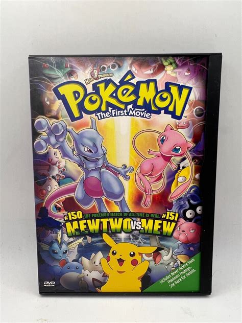 pokemon the first movie mewtwo vs mew dvd|pokemon first movie 123movies.